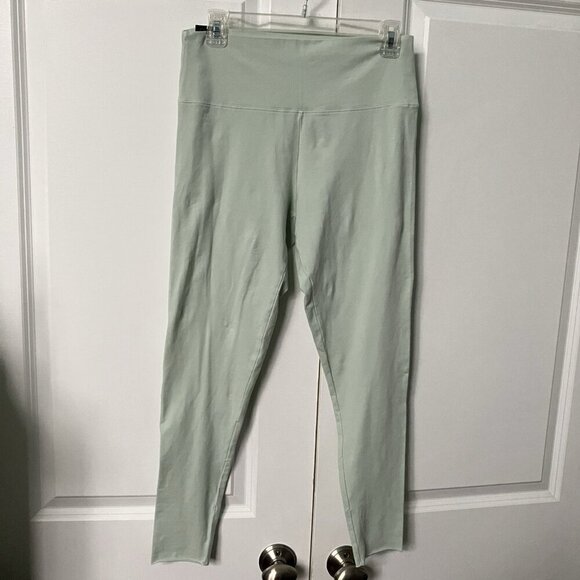 Tna Pants - TNA CHILL Atmosphere Ankle Leggings Womens L NWT Green Yoga Running